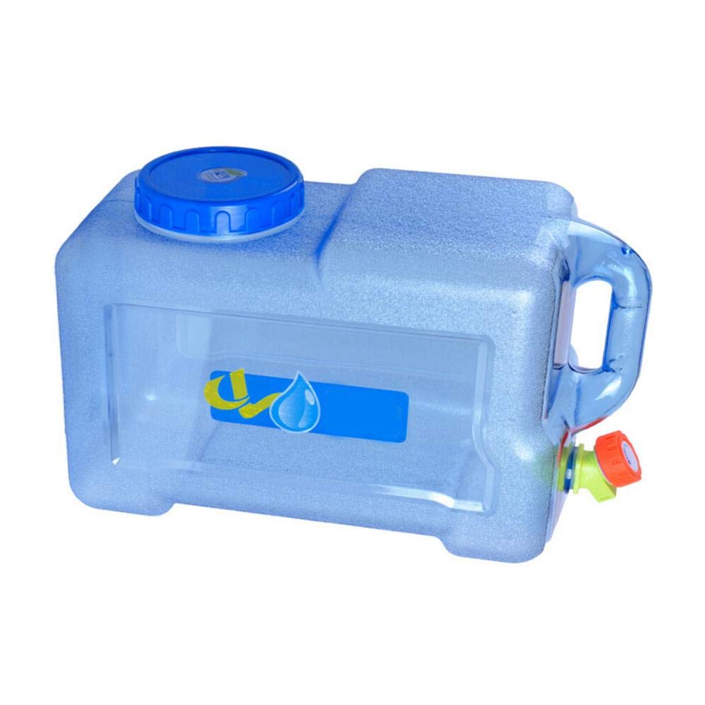 Blauer tragbarer 12L Wasserkanister mit Hahn und Griff für Camping