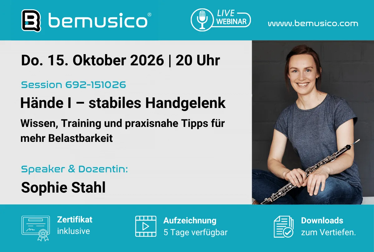 Sophie Stahl, Autorin von Hände I – stabiles Handgelenk
