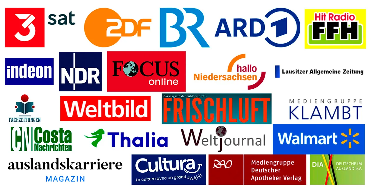 ousuca ist bekannt aus Fernsehen, Radio und Printmedien