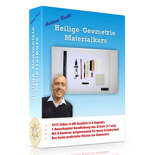DVD Box Heilige Geometrie Materialkurs mit Andreas Beutel und Produktmerkmalen