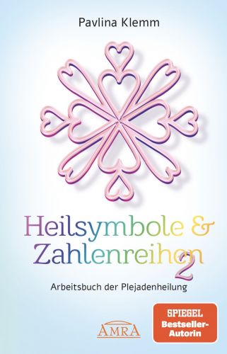 Cover Heilsymbole & Zahlenreihen Band 2 mit rosa Herz-Mandala und Autorenname Pavlina Klemm