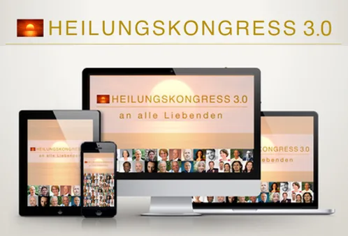 Heilungskongress 3.0 Mockup auf verschiedenen Geräten