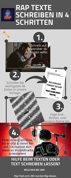 Herausragende Rap Texte schreiben – Rap-Text-E-Book von Benjamin Eidam 7 Rap Texte schreiben in 4 Schritten - Vorschau