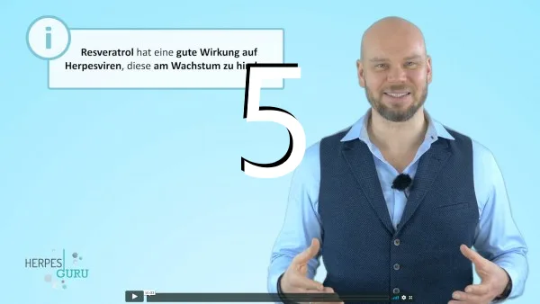 Kursmodul 5 mit Resveratrol-Information und Moderator