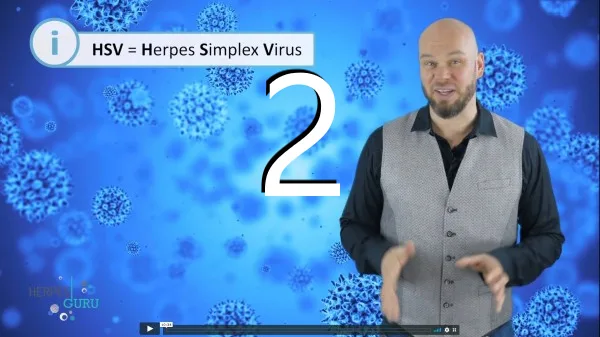 Kursmodul 2 mit Herpes-Simplex-Virus Visualisierung und Moderator