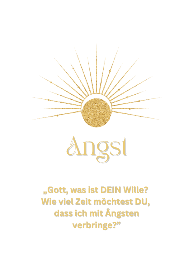 Herz-Dialog Karte Angst
