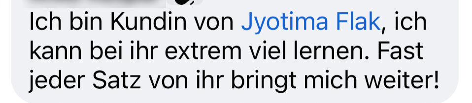 Hot Cake Methode – Videokurs zu Minikurs-Verkauf 12 Kundenstimmen und positives Feedback zum Onlinebusiness Kurs von Jyotima Flak