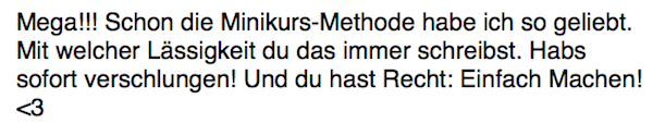 Hot Cake Methode – Videokurs zu Minikurs-Verkauf 11 Kundenbewertung und Feedback zu Jyotimas Minikurs-Videokurs