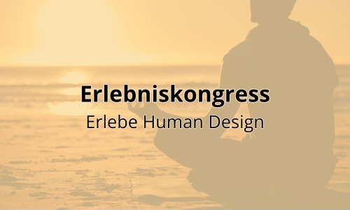 Erlebniskongress Banner mit Person am Strand im Gegenlicht