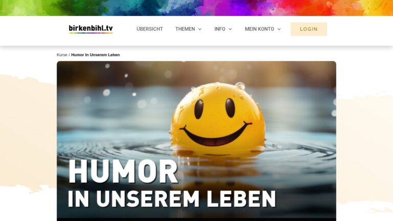 Humor in unserem Leben – Videokurs zur Kraft des Lachens