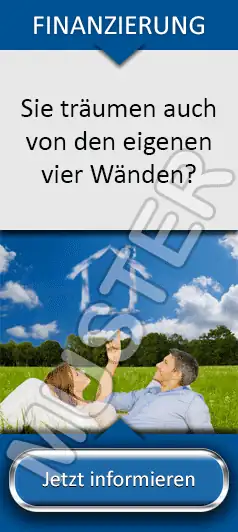 i-talk24 Werbebanner für Finanzdienstleister 11 Vertikales Werbebanner mit Paar auf Wiese und Immobilien-Finanzierungs-Thema