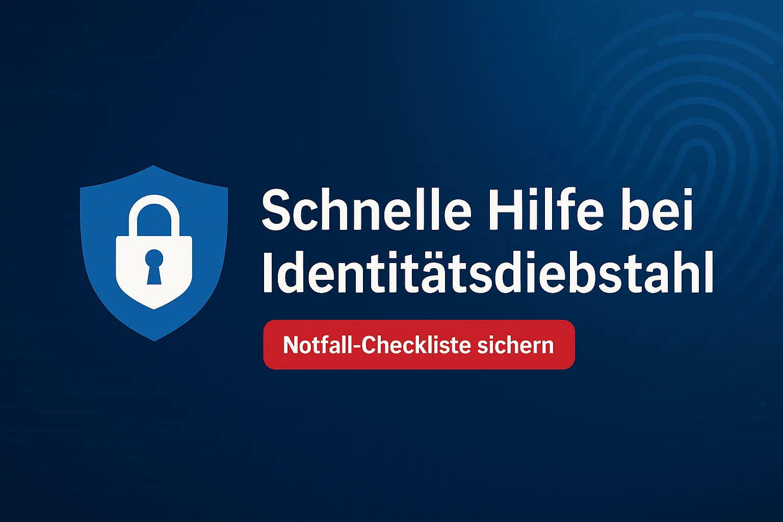 Notfallpaket Identitätsdiebstahl Soforthilfe mit Checklisten und Dokumentenvorlagen zum sofortigen Download