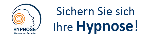 Logo und Claim von Alexander Schelle mit Hypnose-Symbol – Sichern Sie sich Ihre Hypnose