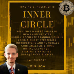 Inner Circle Membership Quadrat mit Christoph Neuwirth, Bitcoin-Coin und Leistungsmerkmalen