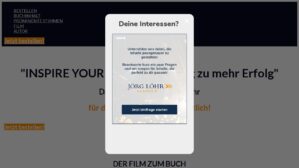 Inspire your life! – Dein Weg zu mehr Erfolg – Ansicht der Verkaufsseite