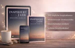CopeCart E-Book Mockup mit Tablet, Smartphone und Printversion auf Holztisch mit Kerze
