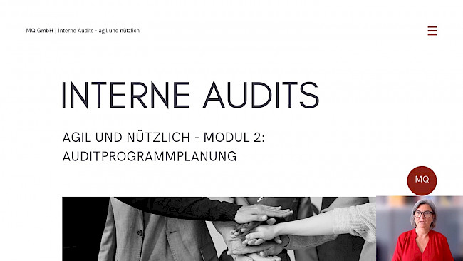 Kursmodul Interne Audits agil und nützlich Modul 2 Auditprogrammplanung