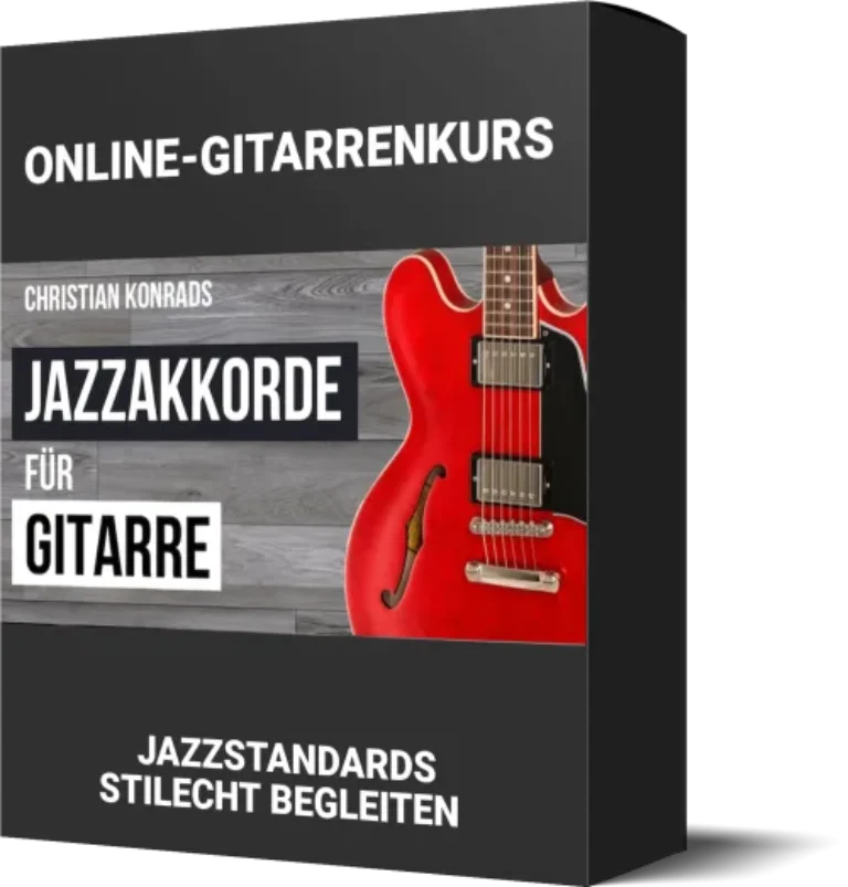 Jazzakkorde für Gitarre – Videokurs mit E-Book von Christian Konrad