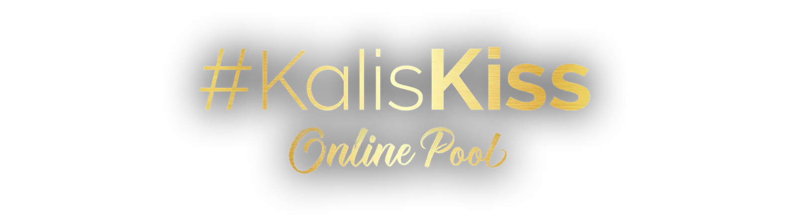 KalisKiss Online Pool Schriftzug Banner