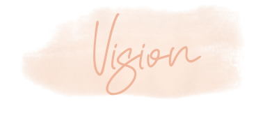 Handgeschriebenes Wort Vision auf beigem Aquarell-Hintergrund