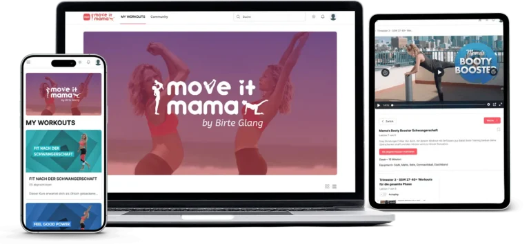 Keep it Moving – Rückbildungs-Videokurs für Mamas von Birte Glang