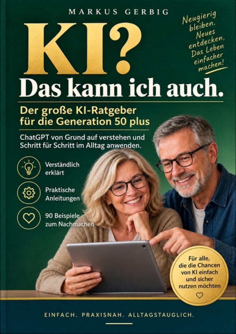 KI? Das kann ich auch – Der große KI-Ratgeber 50 plus