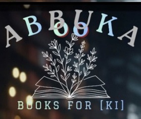 ABBUKA Books for KI Logo mit Pflanzenmotiv und warmem Bokeh-Hintergrund