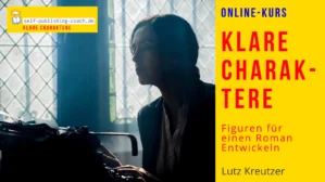 Online-Kurs Klare Charaktere von Lutz Kreutzer – Frau am Laptop schreibt Roman