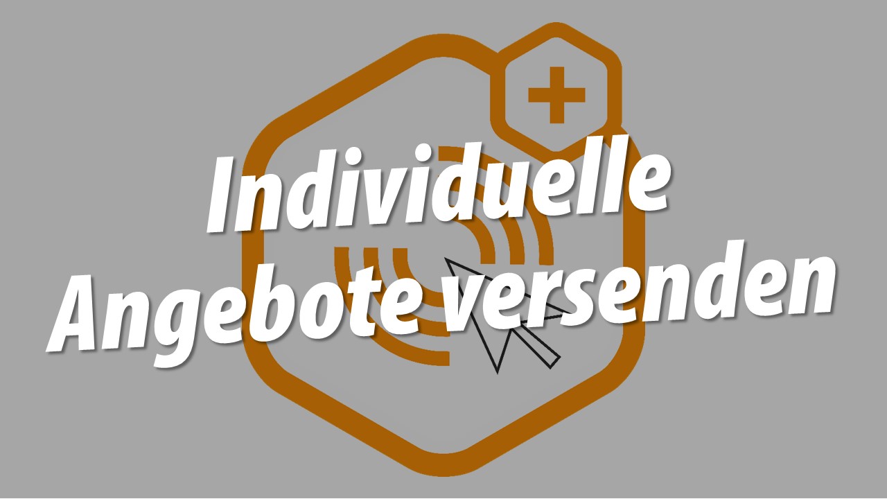 Klick-Tipp Manager Enterprise – Software für E-Mail-Marketing 6 Screensaver mit Klick-Tipp Manager Logo und Text zu individuellen Angeboten versenden