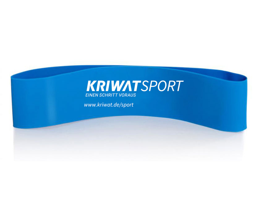 Blaues Miniband Trainingsgerät von Kriwat Sport