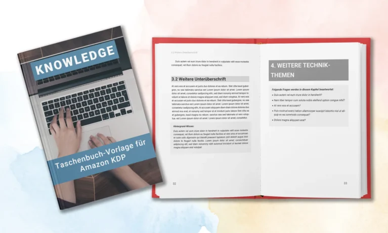 Knowledge: Taschenbuch-Vorlage für Sachbücher von Dominik Braun