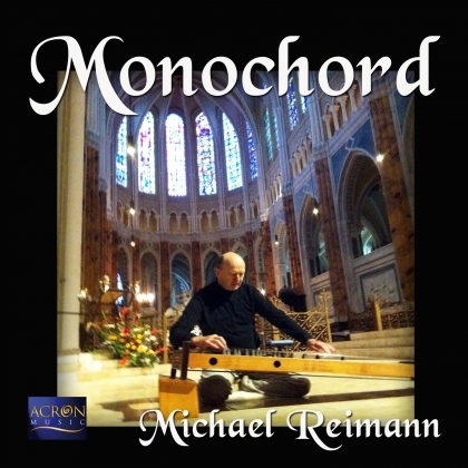 CD-Cover Monochord mit Musiker in Kirche spielend