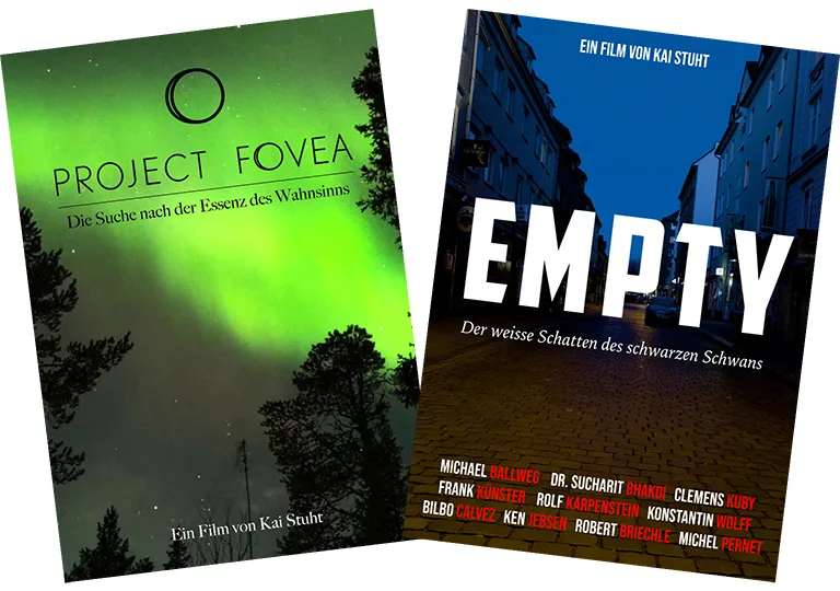 Bundle-Ansicht Project Fovea und Empty Filmplakate nebeneinander