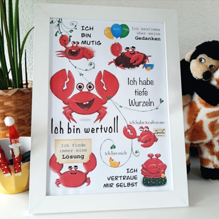 Kritzel Krabbe, denk dich stark! – Resilienz-PDF von Claudia Arnold
