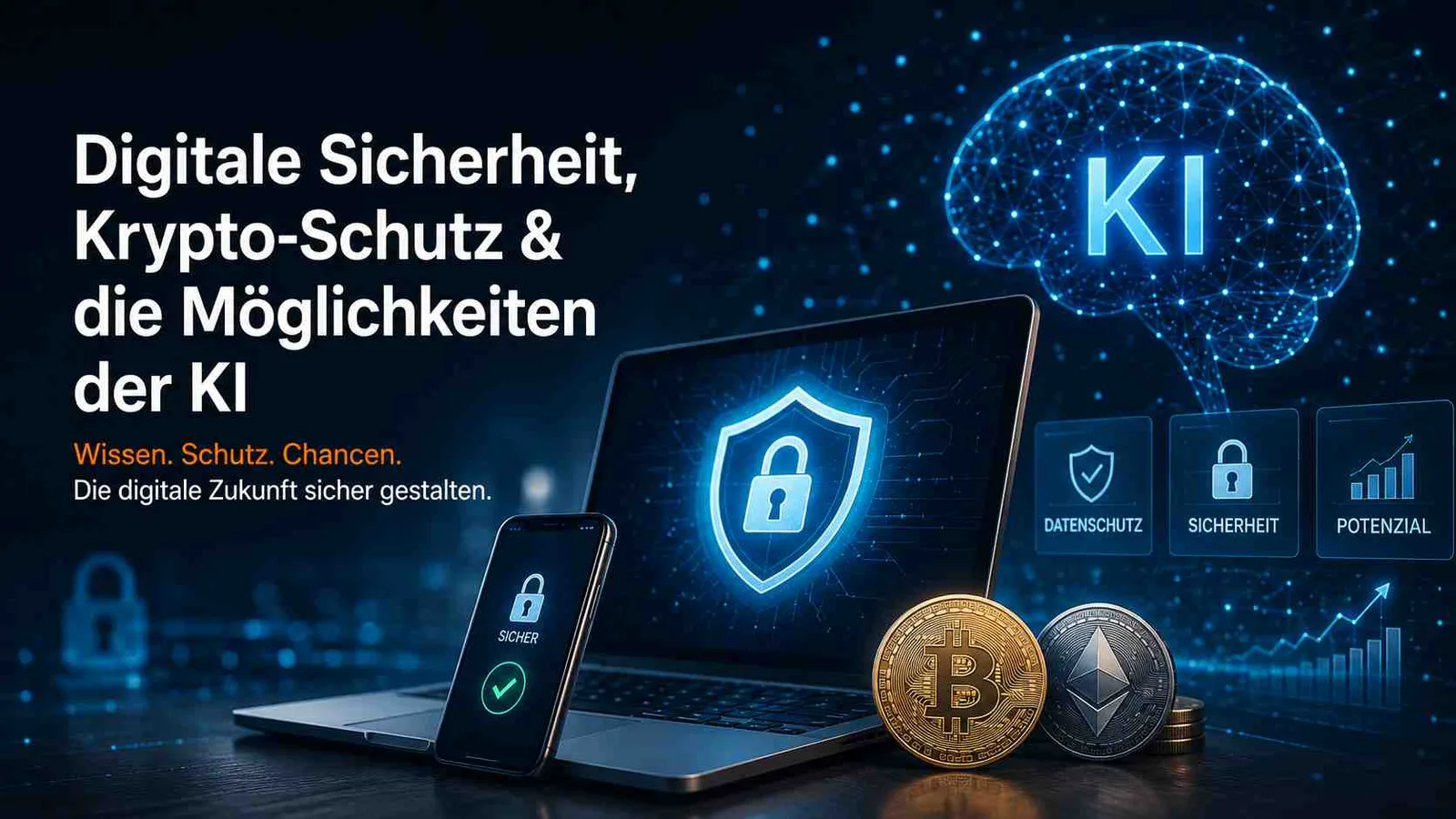 Kursmodule zu digitaler Sicherheit, Krypto-Schutz und KI-Anwendungen