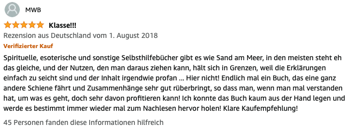 Kundenbewertung von MWB mit Bewertung "Klasse!!!"