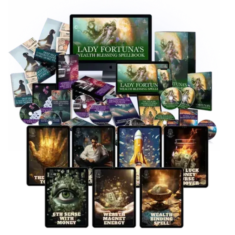 Lady Fortuna's Wealth Blessing Spellbook – E-Book für Geldrituale