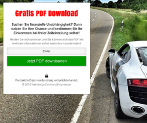 Landingpage-Vorlage für kostenlosen PDF-Download mit grünem Call-to-Action-Button