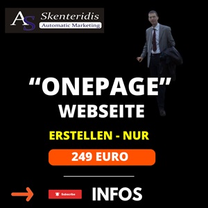 One-Page LandingPage-Vorlage Kursinhalt