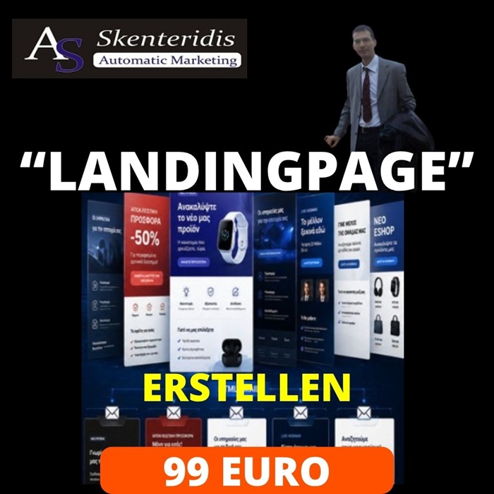 LandingPage-Beispiel mit 99 Euro Coaching von Avraam Skenteridis