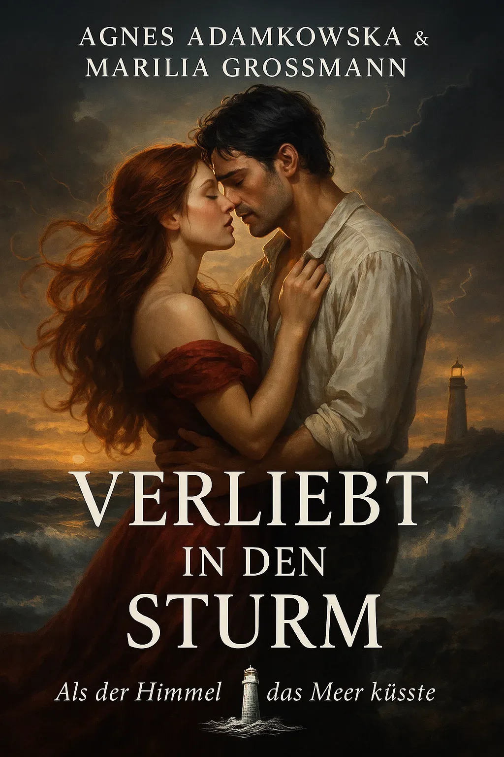Buchcover Verliebt in den Sturm von Agnes Adamkowska und Marilia Grossmann