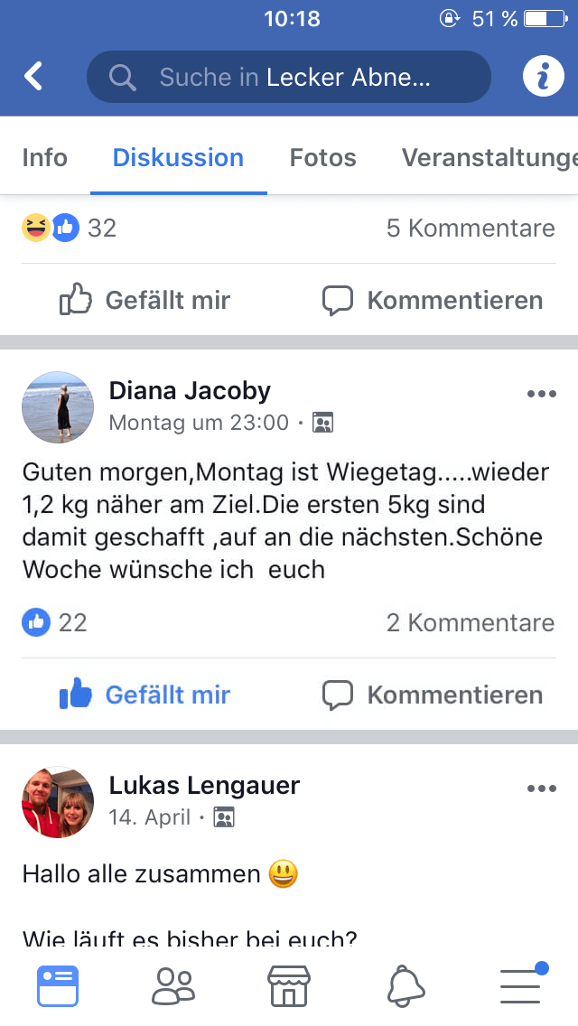 Kundenstimme Diana Jacoby: 1,2 kg näher am Ziel nach einer Woche, erste 5 kg geschafft