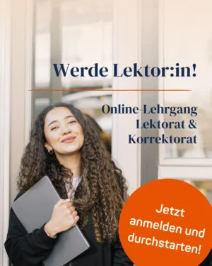 Online-Lehrgang Lektorat und Korrektorat mit Zertifikat
