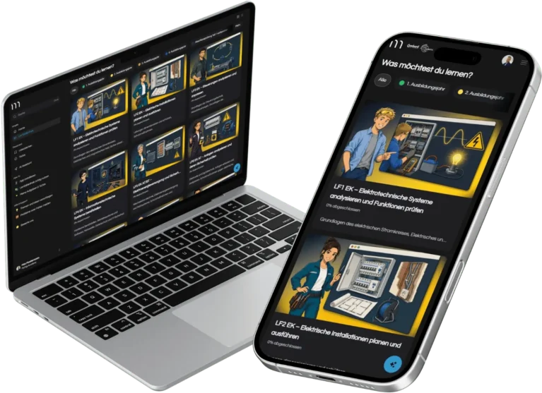 Lernapp MyDigiAcademy – Elektroniker für Betriebstechnik