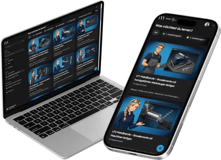Lernapp MyDigiAcademy – Zerspanungsmechaniker von Florian Honold