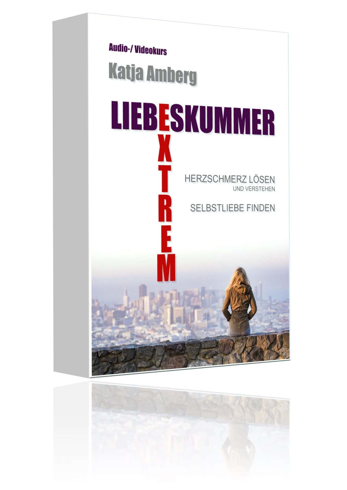 3D Produktbox Liebeskummer Extrem Onlinekurs von Katja Amberg