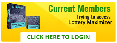 Login-Seite für Lottery Maximizer Mitglieder