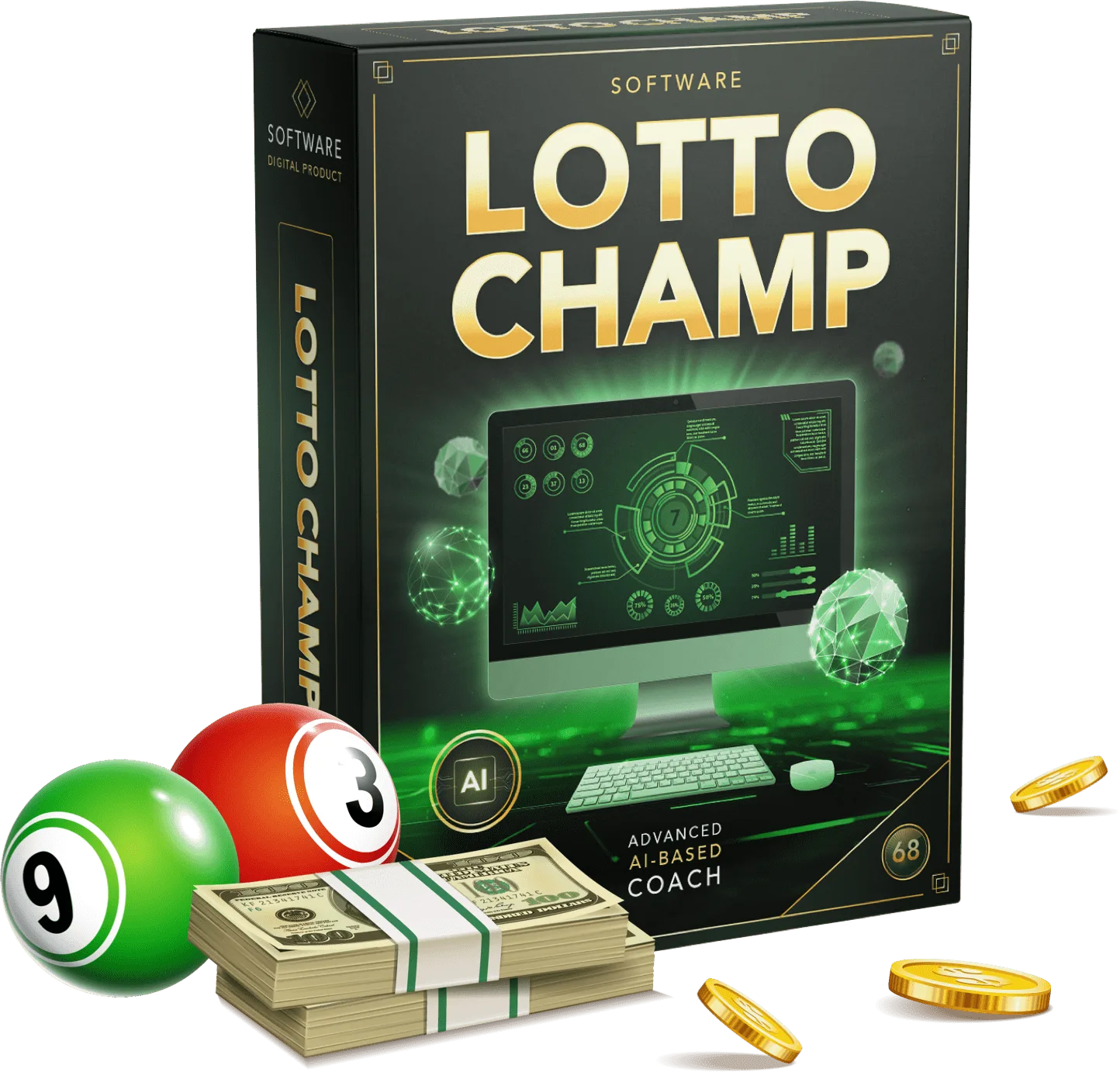 LottoChamp – Software für Lottozahlen-Analyse 2 Lotto Champ Bundle Hauptbox Kursinhalt