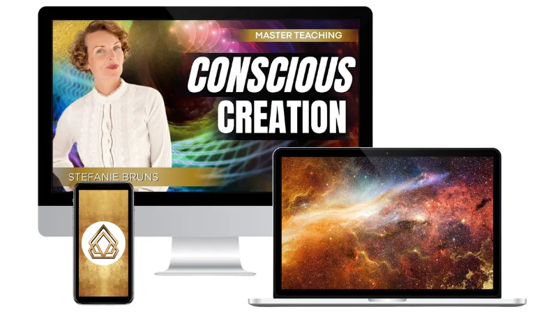 Magic Energy Grid Bundle – Druckvorlagen für Energiearbeit 3 Mockup Master Teaching Conscious Creation mit Stefanie Bruns auf Multi-Device-Display