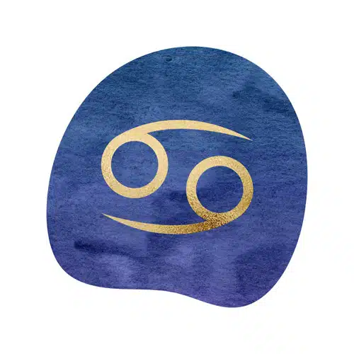 Magische Rauhnächte – Yoga- und Meditationskurs von Yoga mit Martina 13 Steinkreis mit goldenem Krebs-Symbol, siebte Rauhnacht